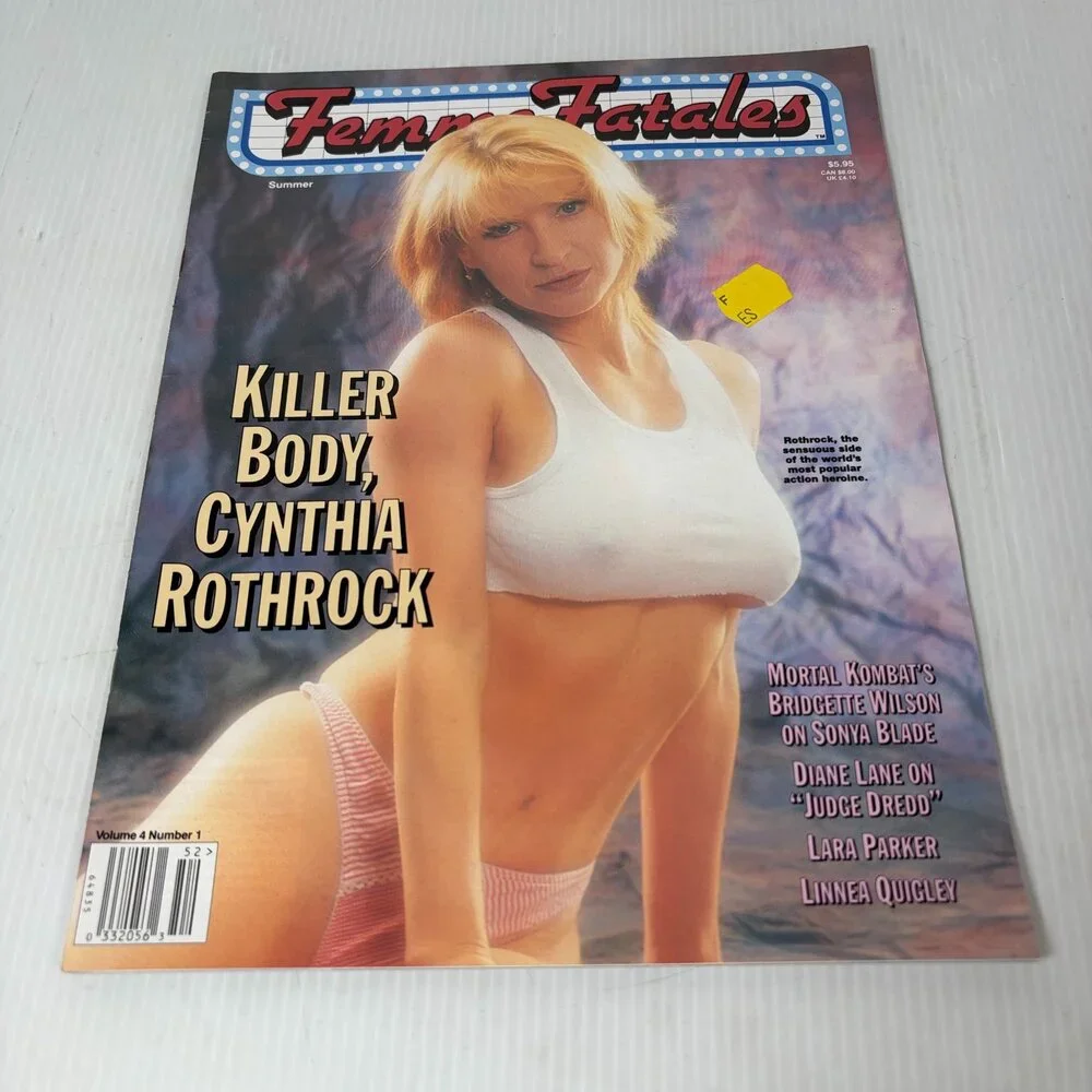 Femme Fatales Magazine Summer 1995 Cynthia Rothrock Action Heroine Horror Zine
